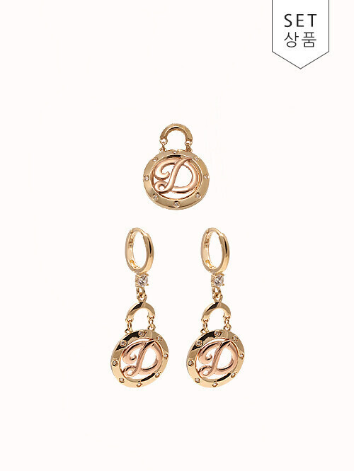 14K 18K 헬리나 D 팬던트 (체인별도상품)