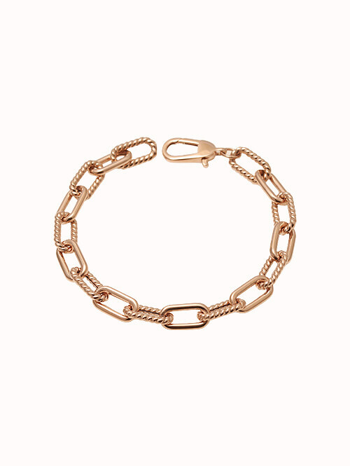 14K 18K 모넬로 클립 팔찌