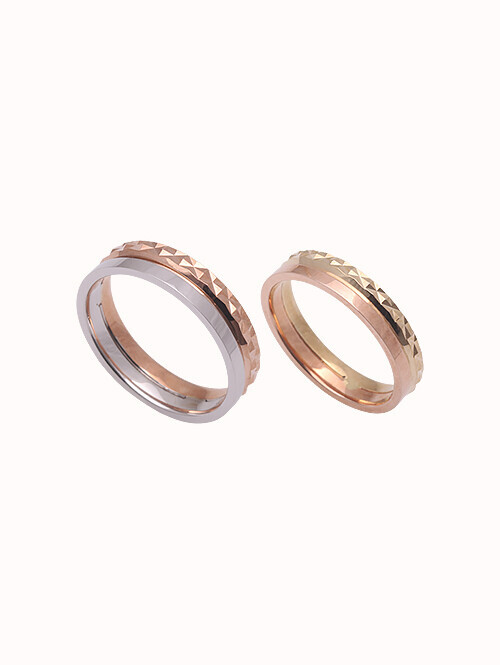 14K 18K 카바티나 투톤 커플링