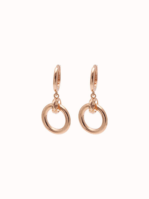 14K 18K 라세트라 써클 귀걸이