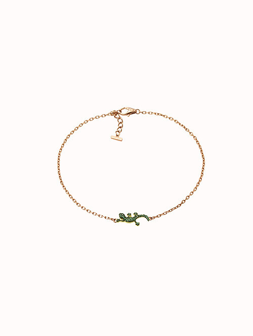 14K 18K 리자드 발찌