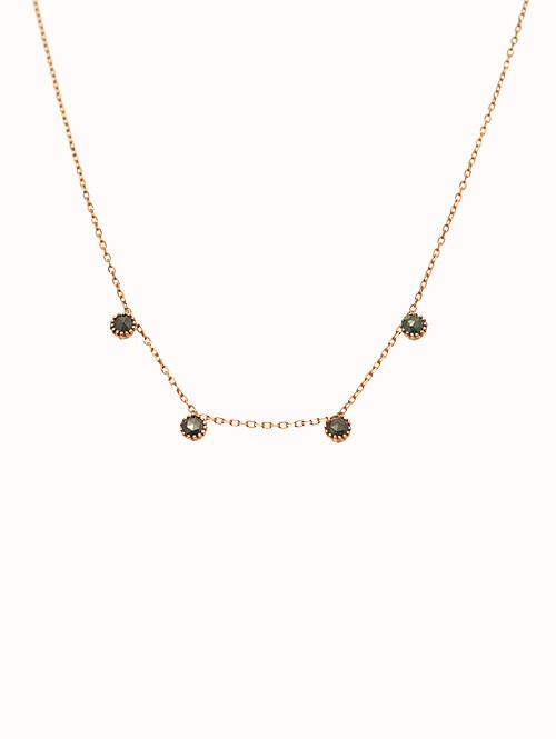 14K 18K 네르 러프 다이아 목걸이