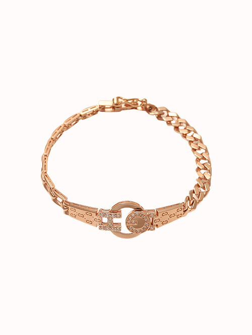 14K 18K 아르베 버클 팔찌