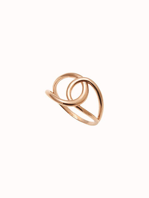 14K 18K 리아노 라운드 반지