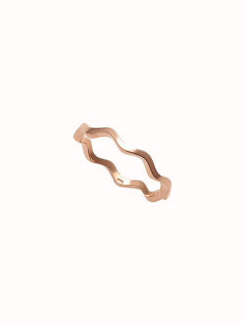 14K 18K 프릴리스 민라인 반지