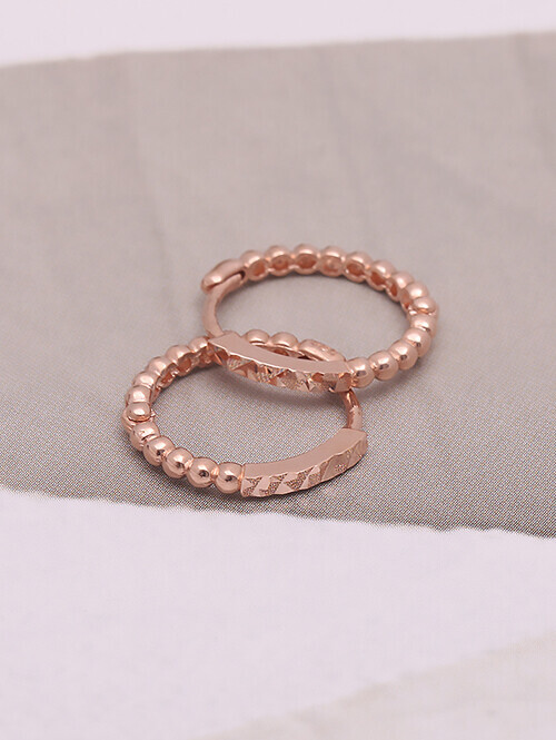 14K 18K 리브리 링 귀걸이