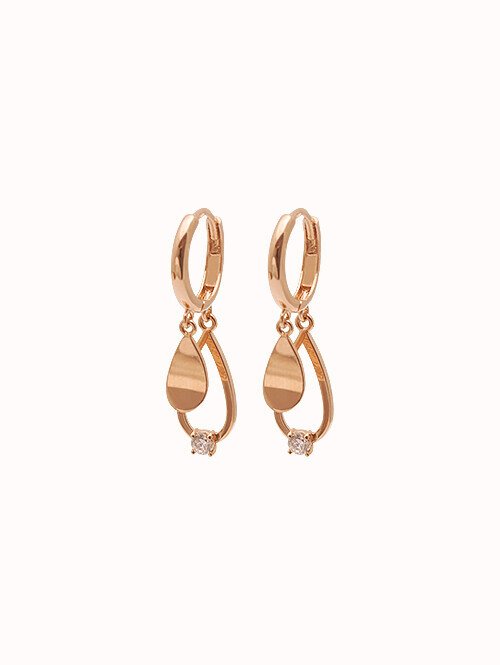 14K 18K 플레임 티어스 귀걸이