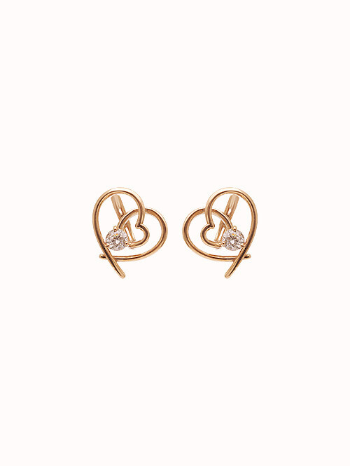 14K 18K 러브썸 하트 귀걸이