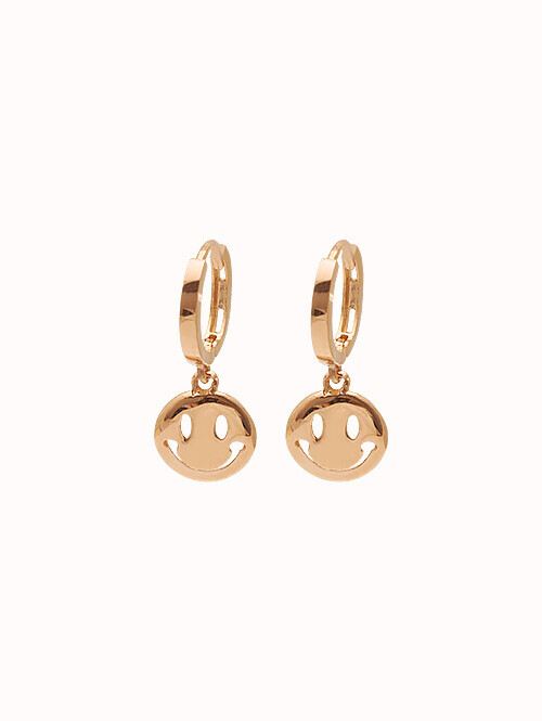 14K 18K 해피니스 스마일 귀걸이