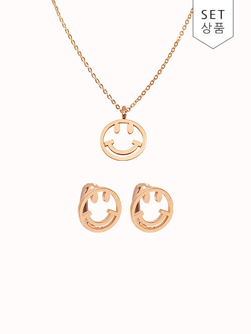 14K 18K 해피무드 스마일 귀걸이