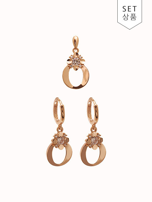 14K 18K 로네뜨 써클 펜던트