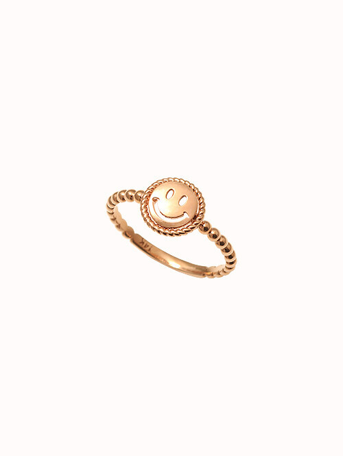 14K 18K 올데이 스마일 반지