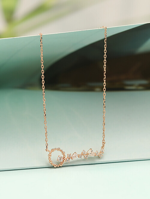 14K 18K  글리오사 큐빅 목걸이