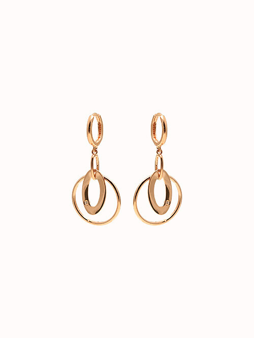 14K 18K 에포나 써클 귀걸이