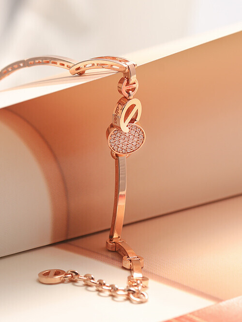 14K 18K 카리스 써클 스틱 팔찌