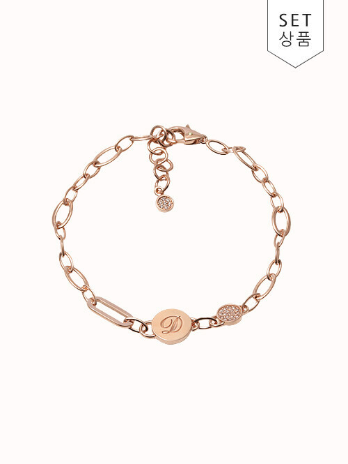 14K 18K 아에르 D 써클 팔찌