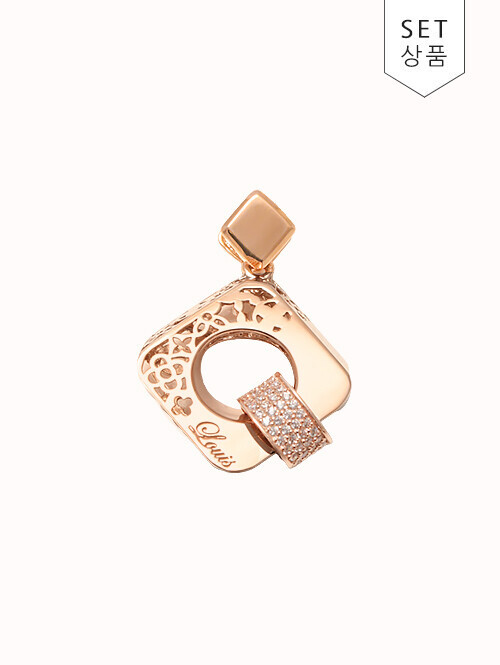14K 18K 루이스 펀칭 팬던트(체인별도상품)