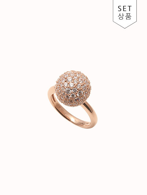 14K 18K 레이드 큐빅볼 반지