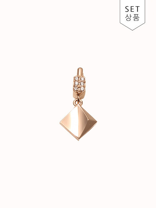 14K 18K 크레데 스퀘어 팬던트(체인별도상품)