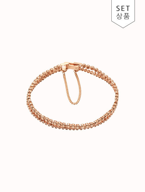 14K 18K 에게리아 두줄 팔찌