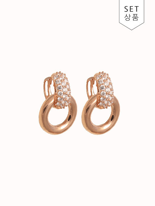 14K 18K 레이나 써클 귀걸이