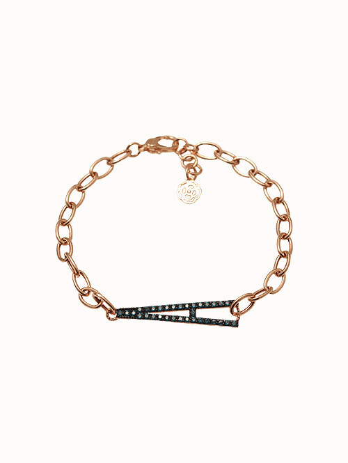 14K 18K 라모스 A 청큐빅 팔찌