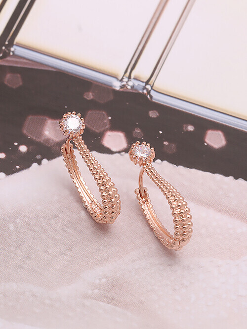 14K 18K 세리오 엠보 귀걸이