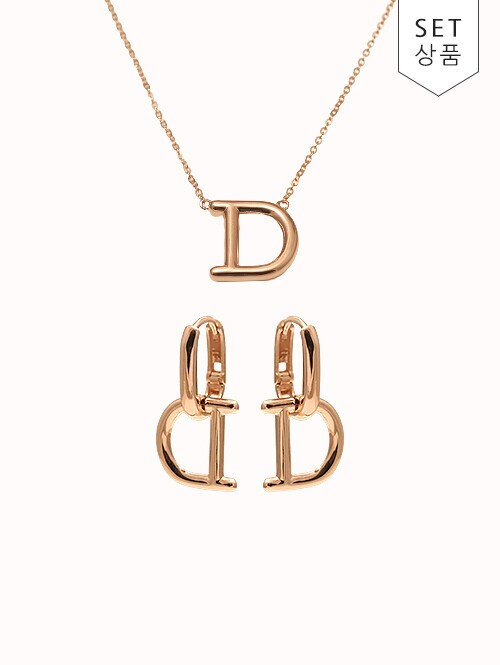 14K 18K 디체 D 귀걸이