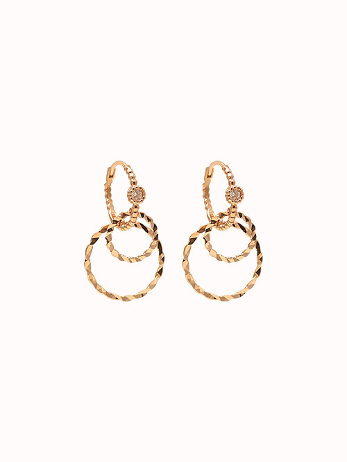 14K 18K 패시브 써클 귀걸이