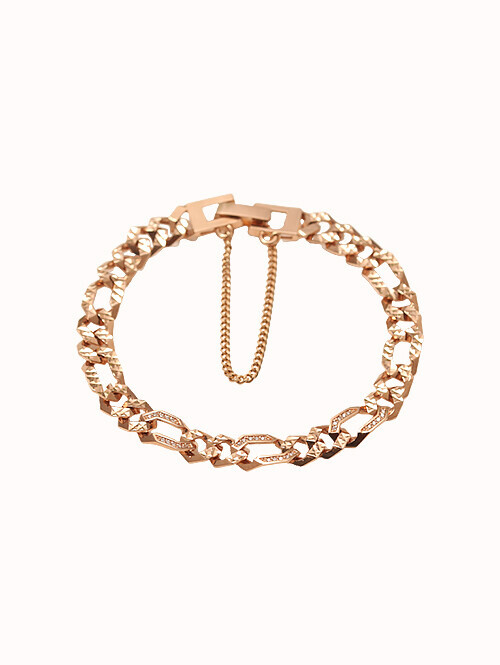 14K 18K 엘시드 컷팅 팔찌