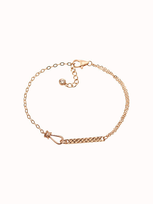 14K 18K 폴에스 스틱 팔찌