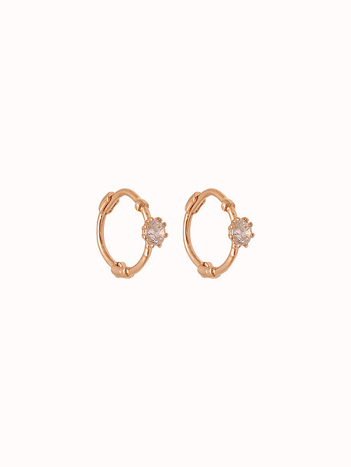 14K 18K 리아셀 큐빅 귀걸이