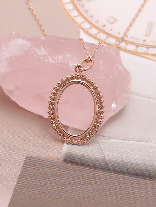 14K 18K 느베이 엔틱 써클 펜던트 (체인별도상품)