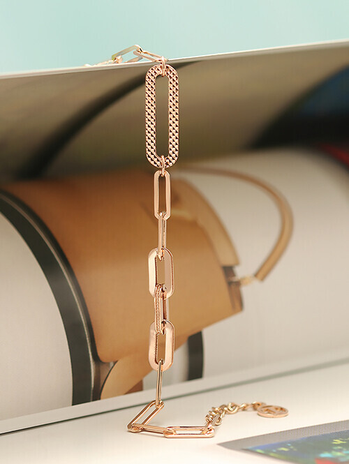 14K 18K 피아디 클립 체인 팔찌