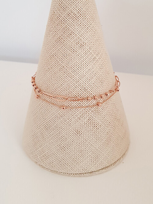 14K 엘리미언 두줄 팔찌(소사이즈)