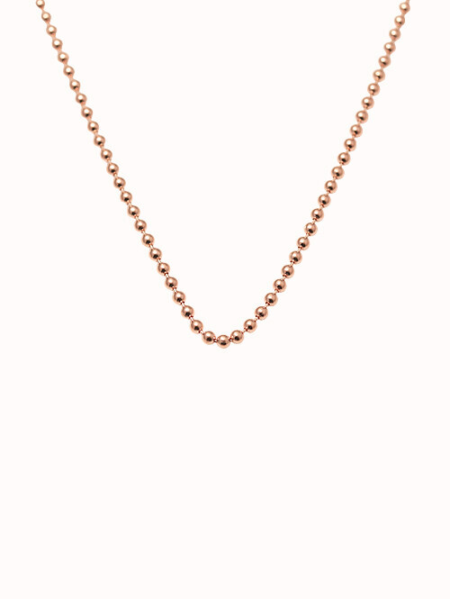 14K 18K 베이직 볼 체인 목걸이 (1.5mm)