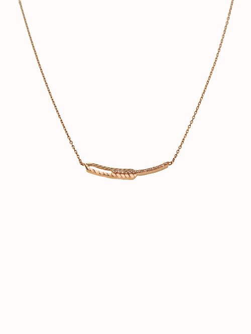 14K 18K 레닛 라운드 목걸이