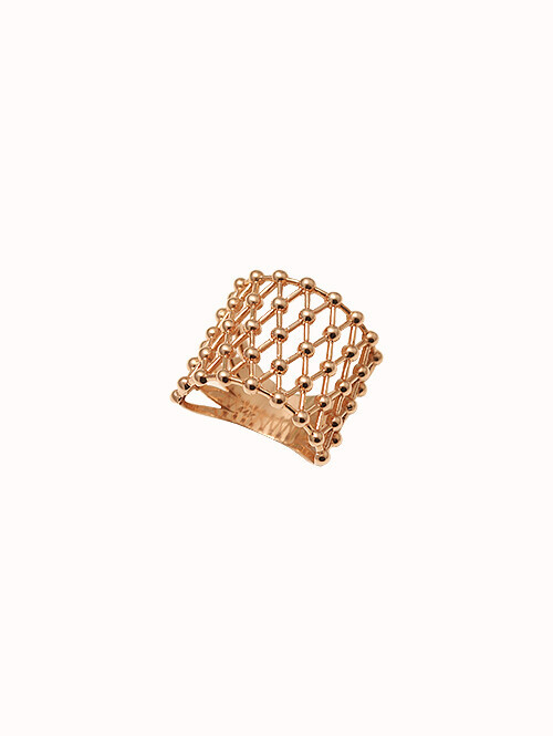 14K 18K 리아레 매쉬 반지