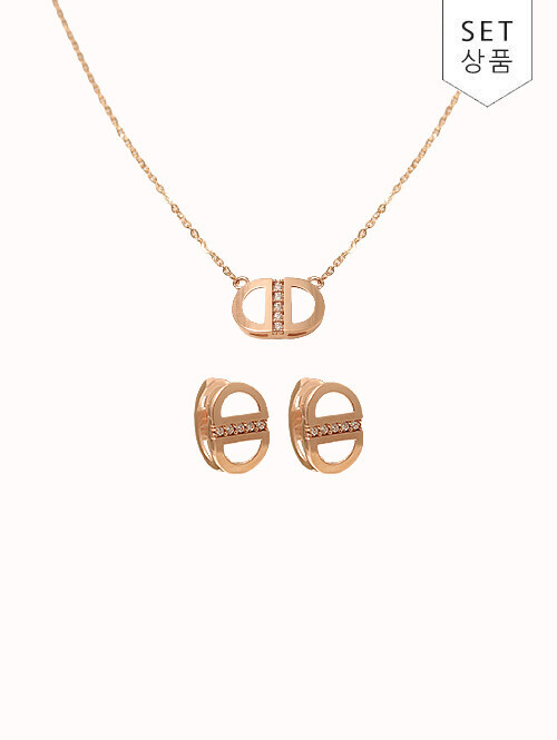 14K 18K 두아체 버클 목걸이