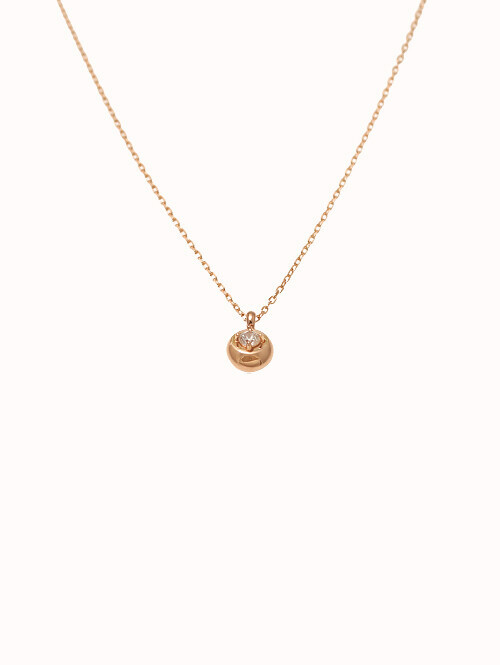 14K 18K 배노 볼 목걸이