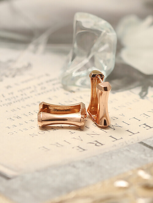 14K 18K 율리 볼드 라운드 귀걸이