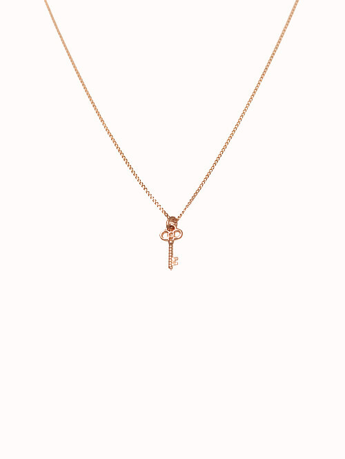 14K 18K 로하 열쇠 목걸이