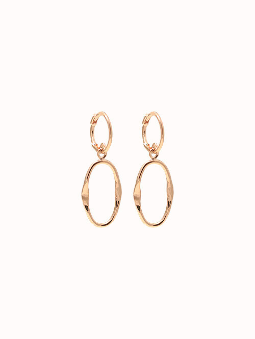 14K 18K 펜터 써클 귀걸이