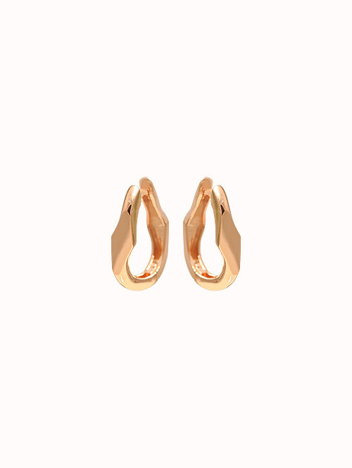 14K 18K 아이다 링 귀걸이