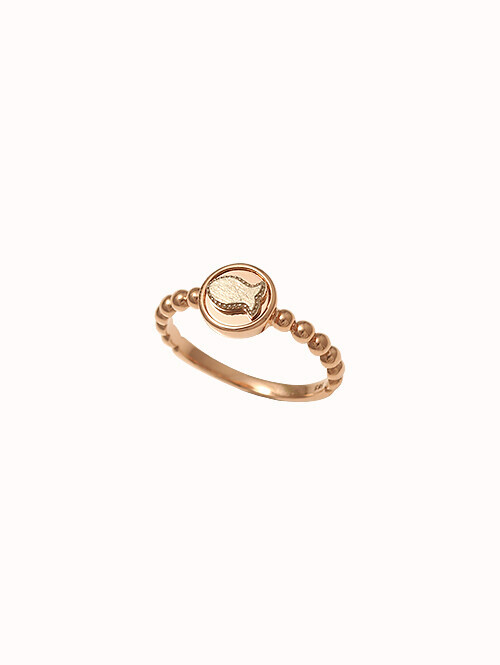 14K 18K 스퓌니 피쉬 투톤 반지