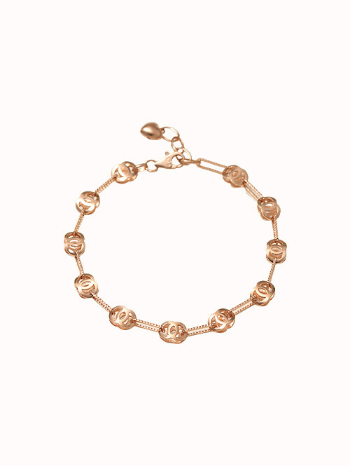 14K 18K 틸다 투 써클 팔찌