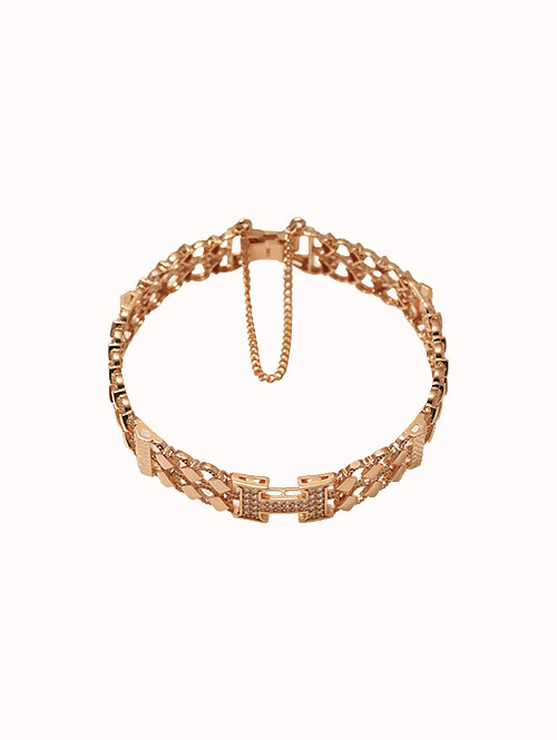 14K 18K 세티나 H 팔찌