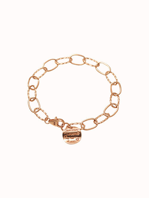 14K 18K 피쉬 웨이브 써클체인 팔찌