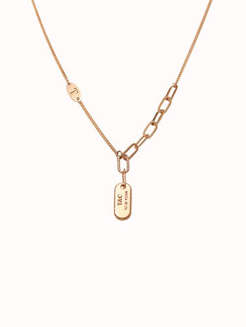 14K 18K 테벤코 뉴욕 목걸이