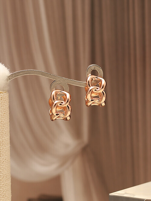 14K 18K  마네뜨 체인 귀걸이